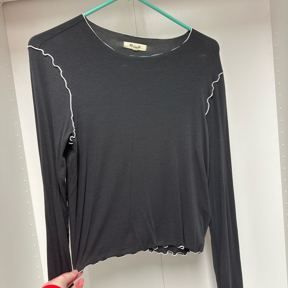 Madewell Contrast Stitch Crew Tee
